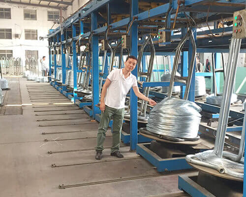 Galvanized Wire In Production
