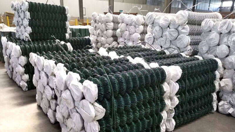 Chain Link Fence Packing and stock