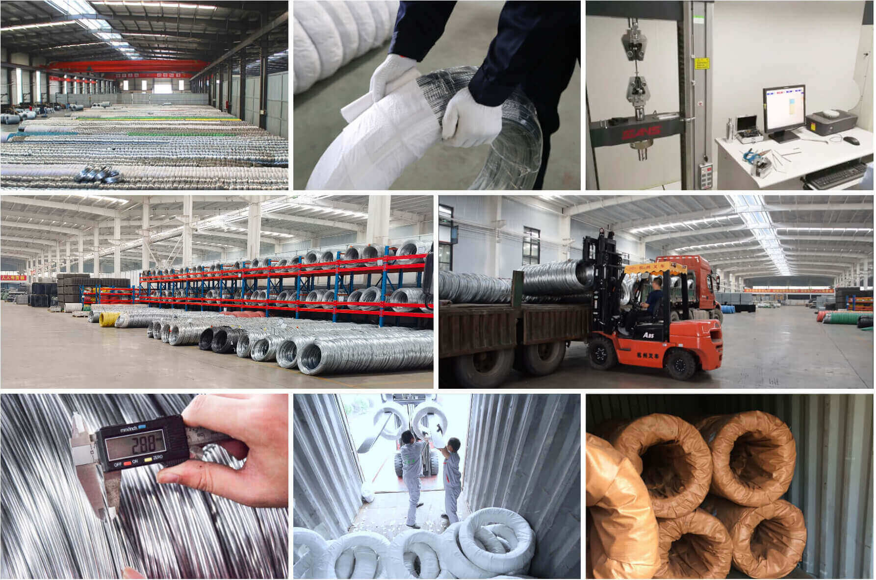 Galvanized Wire Packing and Loading (1)