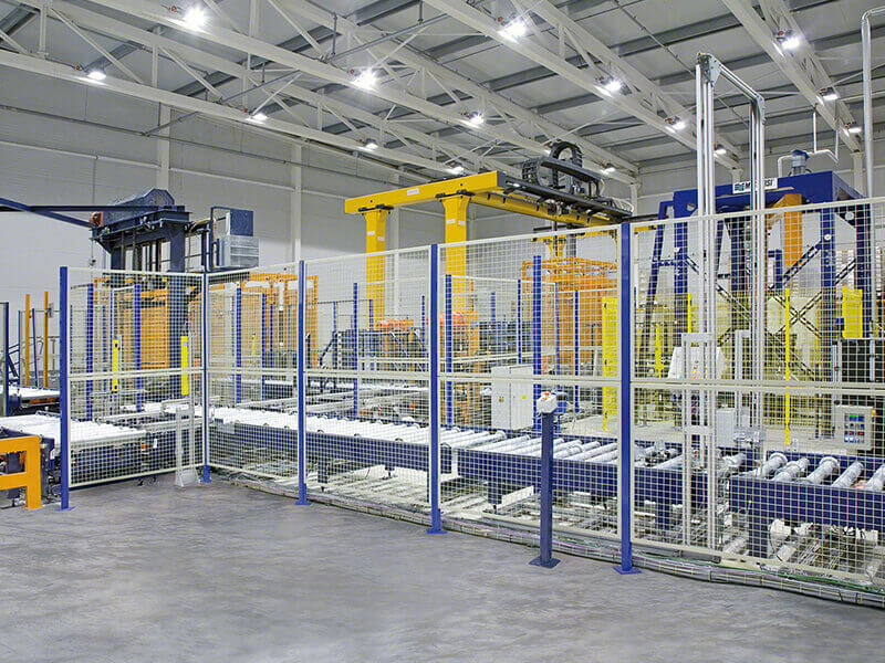 Warehouse Security Fencing for production line