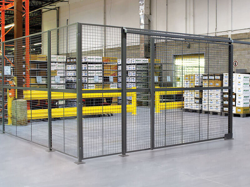 Wire Mesh Partition warehouse fencing
