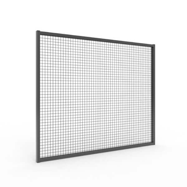 Wire mesh partition panel size