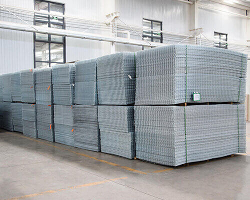Welded Wire Mesh Panel Stock Ready for Ship