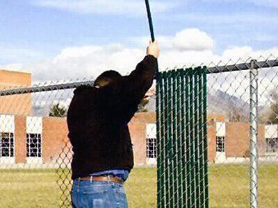 Chain Link Fence Slats Installation