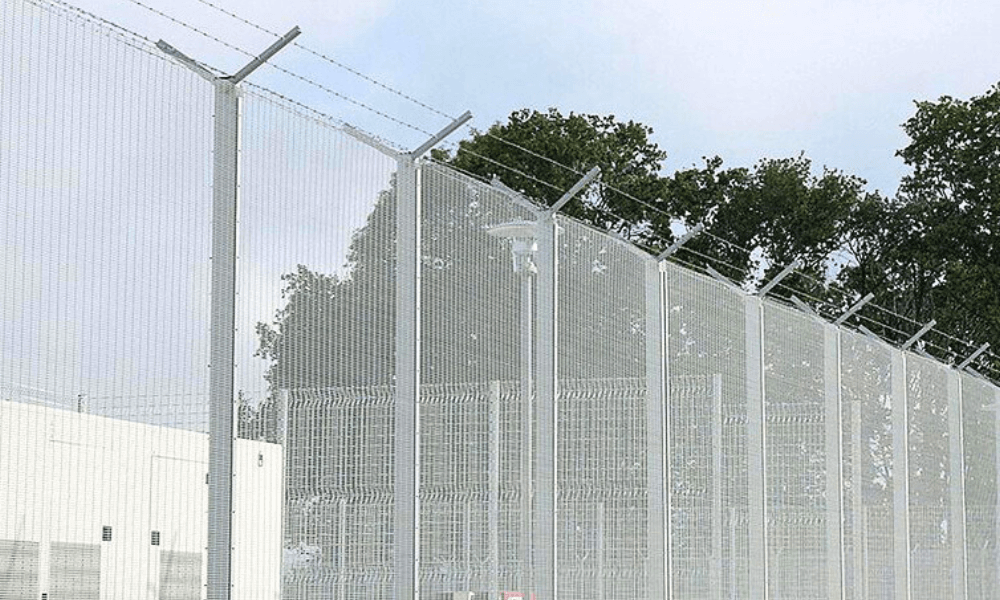 Galvanized Anti Climb 358 Fence