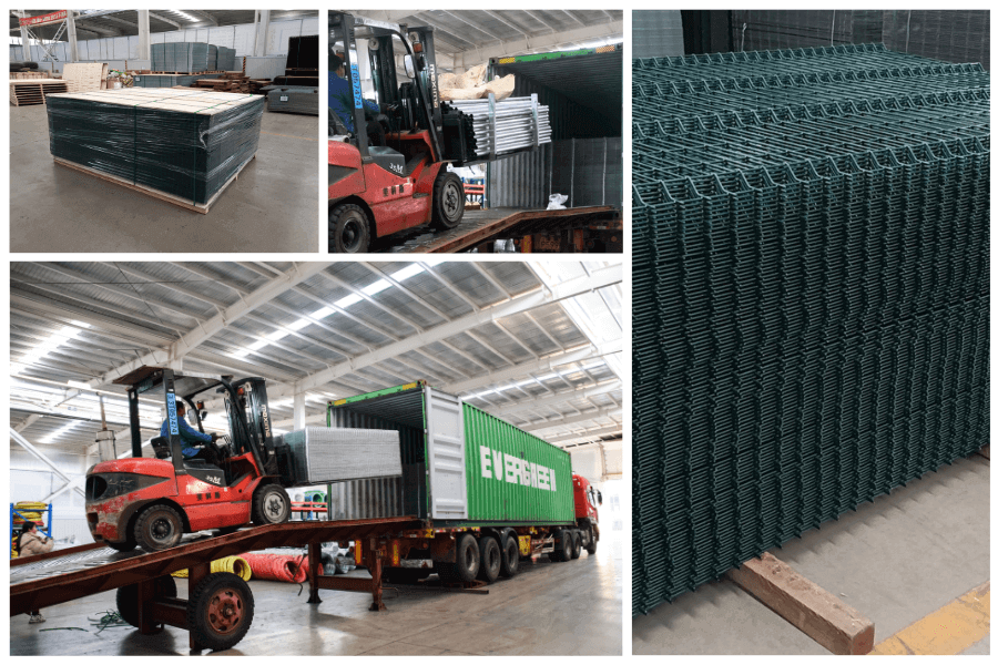 V Mesh Fence Packaging and Container Loading V Mesh Fence Packaging and Container Loading