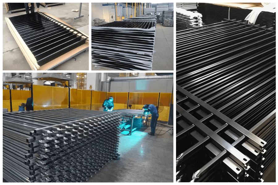 Steel Fencing Packaging and Delivery from Manufacturer Steel Fencing Packaging and Delivery from Manufacturer