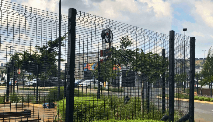 Midium Security Clear View Fence 76mm x 50mm hole