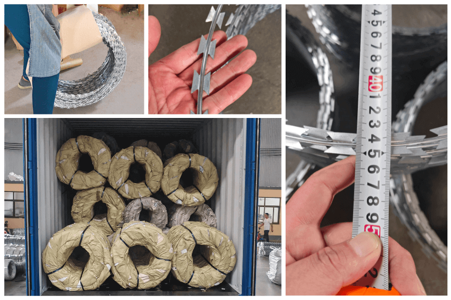 Razor Wire Delivery and Loading Razor Wire Delivery and Loading